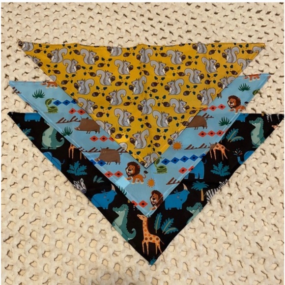 Kooltail Other - KOOLTAIL Cute Dog Bandanas 3 Pack